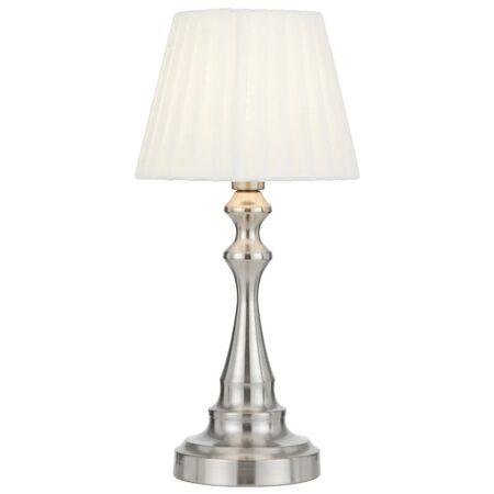Touch Table Lamp E14 Antique Gold Ivory Loren Telbix