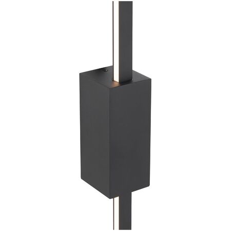 Wall Light LED 24W 3000K 1200mm Black Sand Madras Telbix