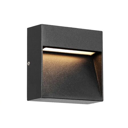 Step Light LED 3W 24V 3000K IP54 Square Black Musan Telbix