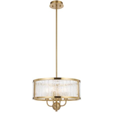 Pendant Light 4 Light E14 405mm Black Clear Norel Telbix
