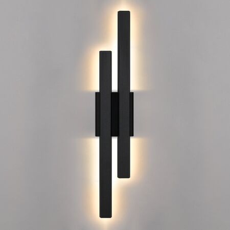 Outdoor Wall Light LED 20W Tri-Colour Matt White Ostel Telbix