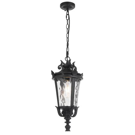 Pendant Light E27 IP44 230mm Bronze Clear Pedral Telbix