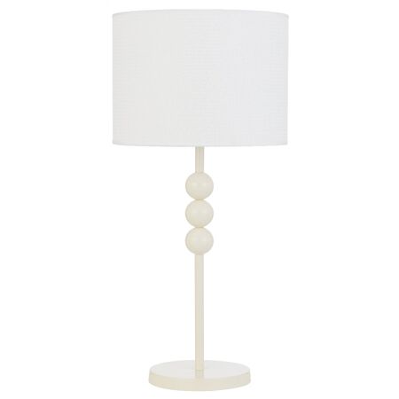 Table Lamp E27 Inline Switch Beige Ivory Poetix Telbix
