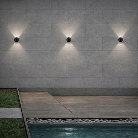 Inground Light 24V LED 3W 3000K IP65 2 Way Black Raker Telbix