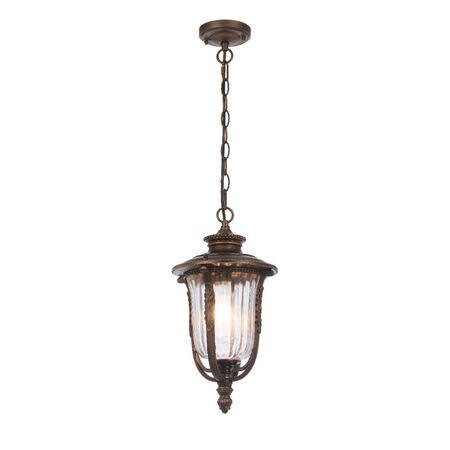 Pendant Light E27 IP44 200mm Black Clear Ramiro Telbix