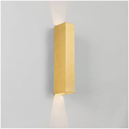 Outdoor Wall Light LED 4W 3000K IP54 Brass Ryland Telbix