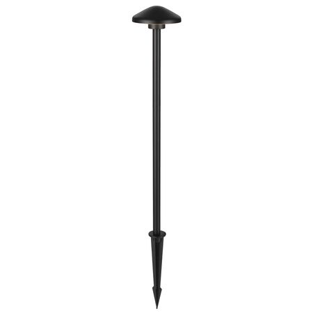 Garden Post Light 24V LED 3W IP65 500mm Corten Rust Scape Telbix