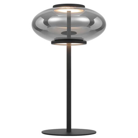 Table Lamp LED 12W 3000K Touch Dimmable Black Smoke Tequo Telbix