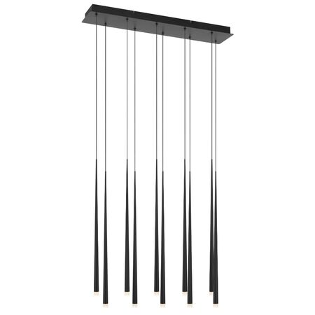 Bar Pendant Light LED 22W 3000K Plug-In 750mm Black Trina Telbix