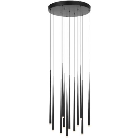 Pendant Light LED 26W 3000K Plug-In 450mm Black Trina Telbix