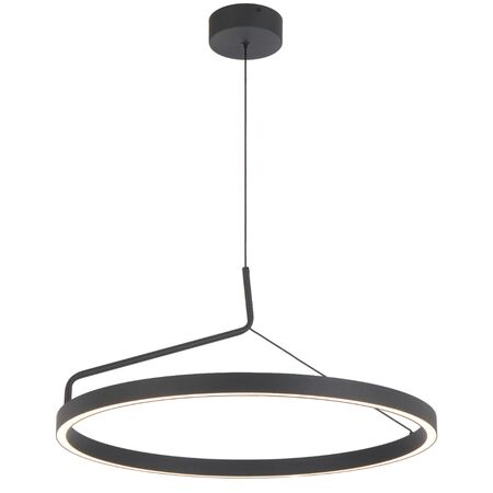 Pendant Light LED 32W Tri-Colour 600mm White Sand Truvon Telbix
