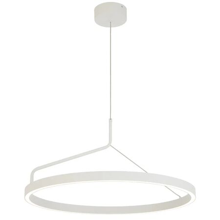 Pendant Light LED 32W Tri-Colour 600mm Black Sand Oak Truvon Telbix