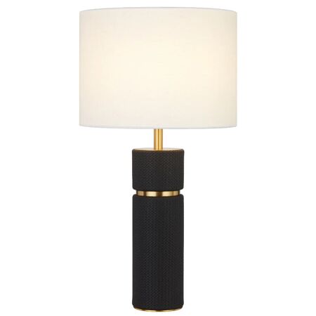 Table Lamp E27 Inline Switch Blue Antique Gold Valda Telbix