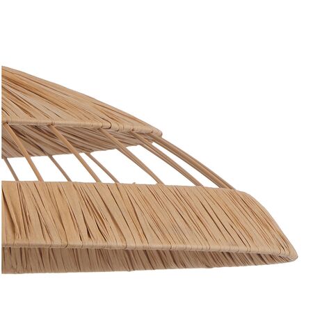 Pendant Light E27 600mm Natural Vallejo Telbix