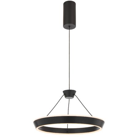 Pendant Light LED 26W Tri-Colour 400mm Brushed Black Vantel Telbix