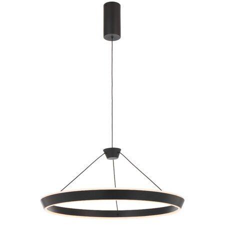 Pendant Light LED 26W Tri-Colour 400mm Brushed Black Vantel Telbix
