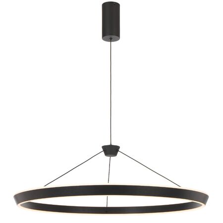Pendant Light LED 48W Tri-Colour 800mm Brushed Black Vantel Telbix