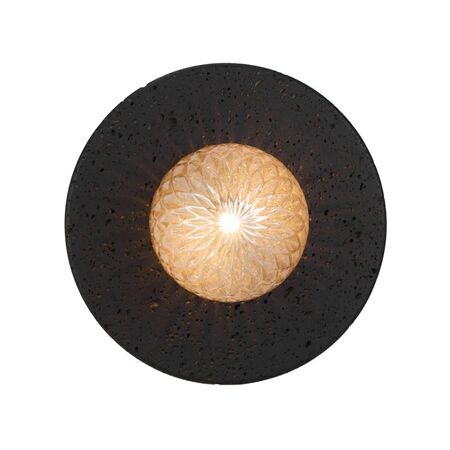 Wall Light G9 IP44 250mm Beige Travertine Frost Tear Varon Telbix