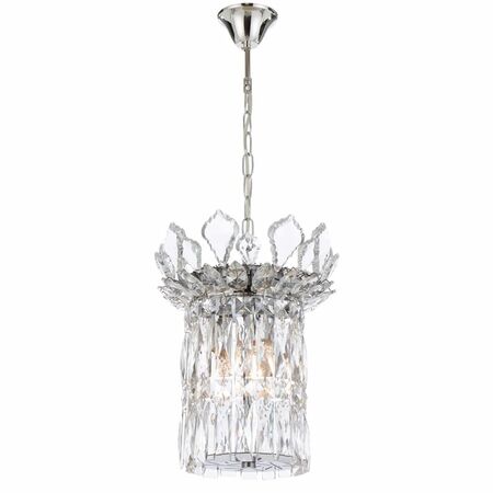 Pendant Light 3 Light E14 260mm Gold Crystal Virell Telbix