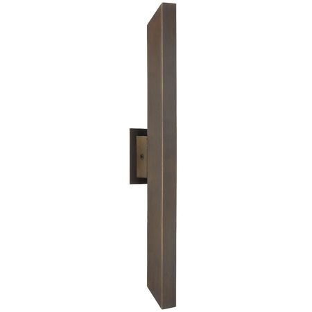 Outdoor Wall Light LED 6W 3000K IP65 Antique Brass Vostel Telbix