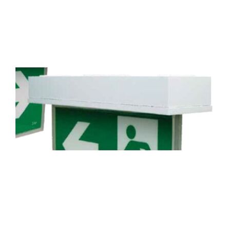Blade Exit Sign Surface Mount Box Only Black Brilliant Lighting