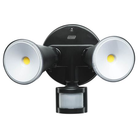 Twin Head Security Floodlight PIR 5000K MajorTech