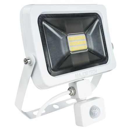 LED Floodlight 30W with PIR Sensor 4000K MajorTech