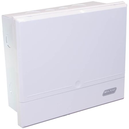 Flush Mount Switchboard 8-10 Pole Steel Tray MajorTech