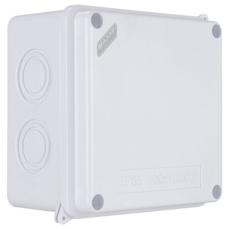 Junction Box IP65 100x100x70mm Grey MajorTech