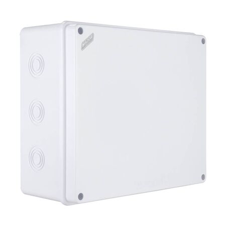 Junction Box IP65 200x100x70mm 20mm Knockout Grey MajorTech