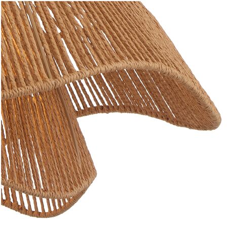 Pendant Light E27 600mm Natural Zamora Telbix