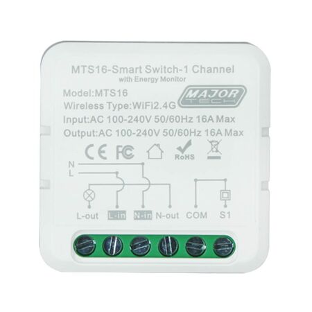 Smart Switching Module 16A MajorTech