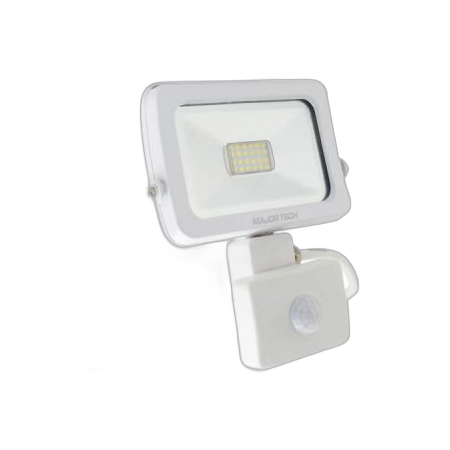 LED Floodlight 10W with PIR Sensor 4000K MajorTech