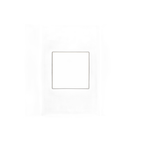 Cover Plate Double Module White MajorTech