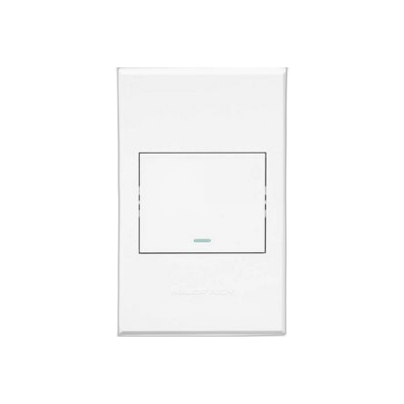 Switch Cover Plate 1 Gang Grey TM MajorTech