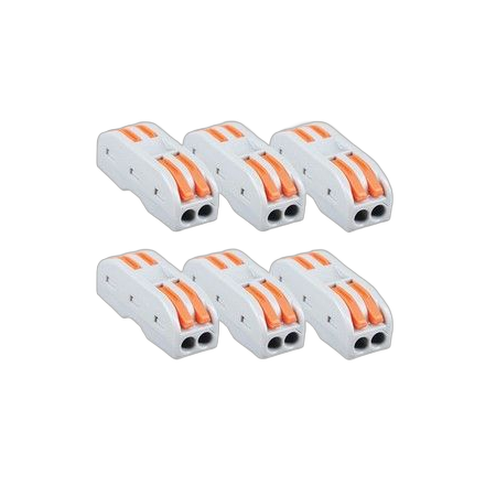 Terminal Block Inline 2 Pole Splicing 40 Pack MajorTech