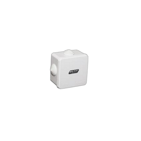 Junction Box IP55 80x80x50mm Red MajorTech