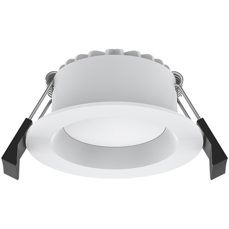 'Aurora 80 7W Recessed Downlight 3CCT IP54 Dimmable White Haneco'