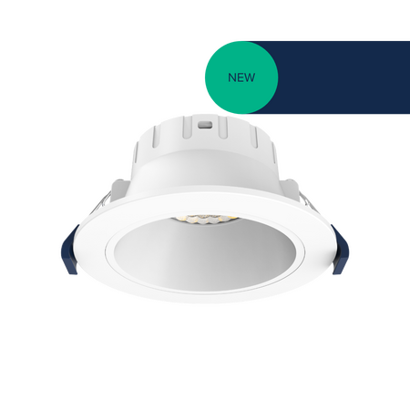 'Dular Evo 7W Integral Driver Downlight 2CCT Matt White Haneco'