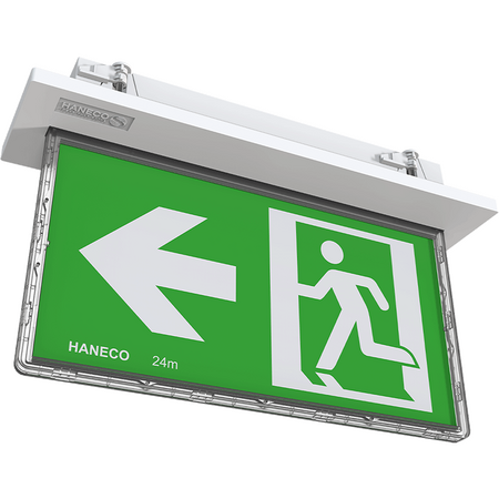 'Esodo Edge Recessed Exit 24m Adaptor Plate 495x145mm Haneco'