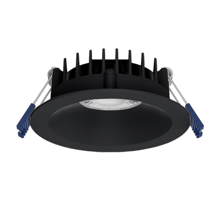 'Ikon 8W Remote Driver Downlight 2CCT Black Haneco'