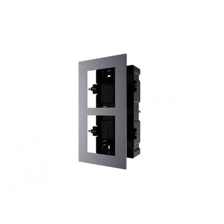 Flush Mount Housing 2 Module to Suit Intercom Hikvision