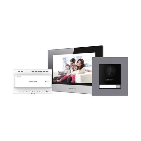 2-Wire Intercom Kit Surface Hikvision
