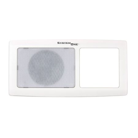 Fascia Plate White Snap-On Replacement to Suit Intercom iCentral