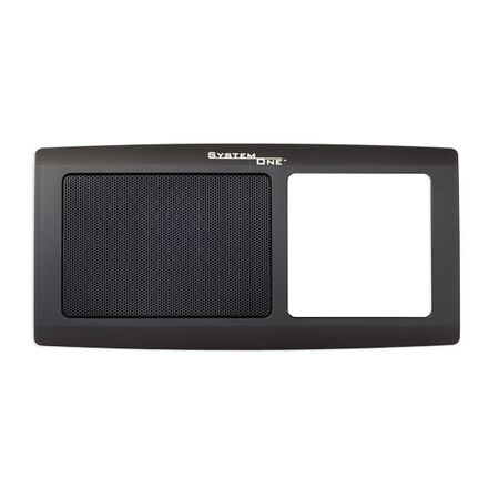 Fascia Plate Black Snap-Fit to Suit R200 Intercom iCentral
