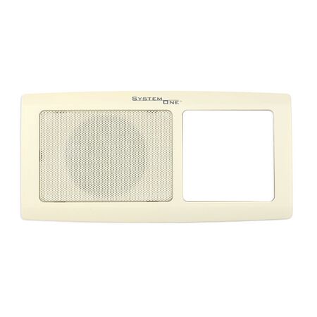 Fascia Plate Ivory 90mm x 90mm to Suit R200 Intercom iCentral