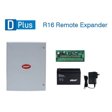 16 Zone Remote Expander Kit DPlus-R16 Cat5/6 Plastic Box Ness