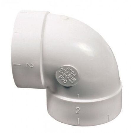 Central Vacuum 90 Degree Short Elbow Normal Wall Cavities Valet