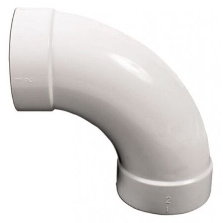 Central Vacuum 90 Degree Sweep Elbow Valet
