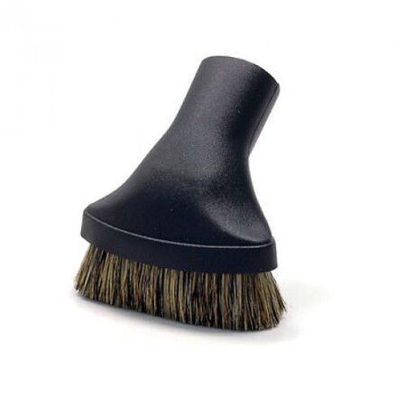 Deluxe Dust Brush Natural Fill Black Valet